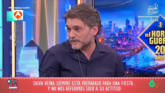 Salva Reina confiesa por qué siempre lleva confeti en los bolsillos: "Nunca se sabe si va a pasar algo para celebrar."