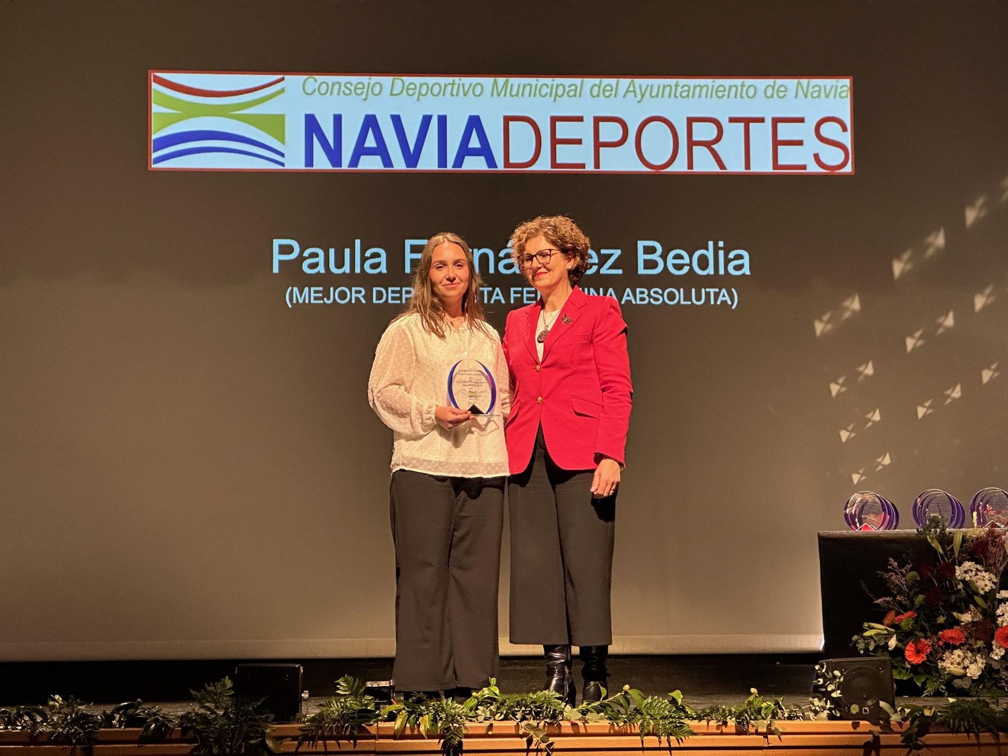 La Gala del Deporte de Navia, un aplauso al esfuerzo y la determinación