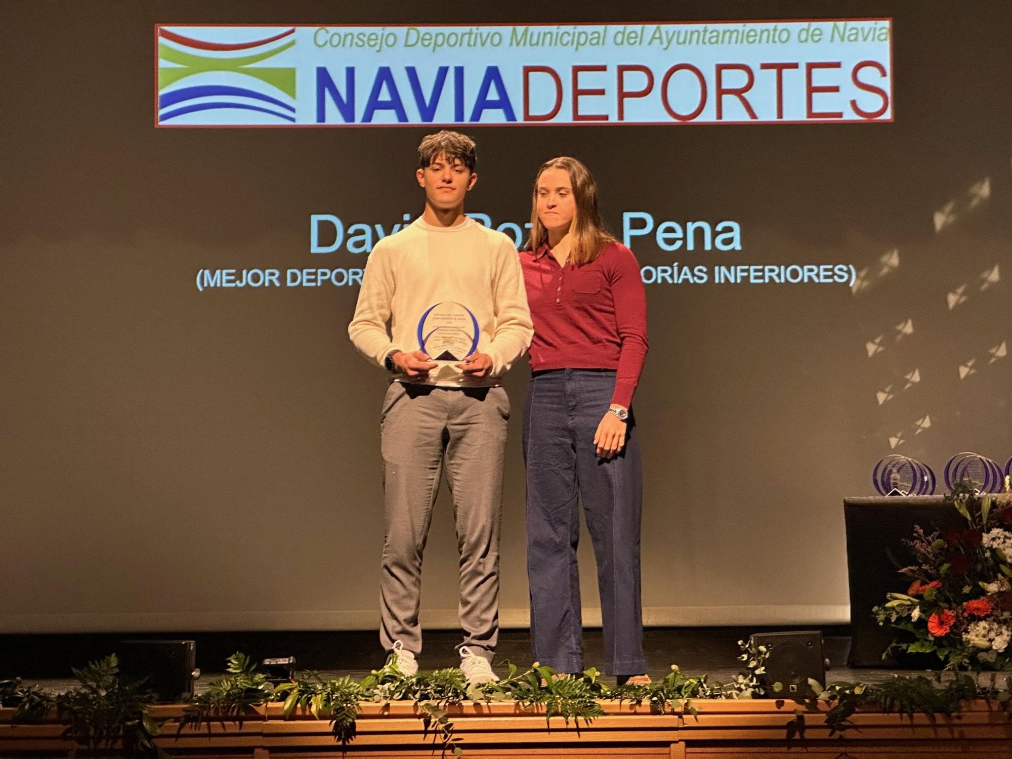 La Gala del Deporte de Navia, un aplauso al esfuerzo y la determinación