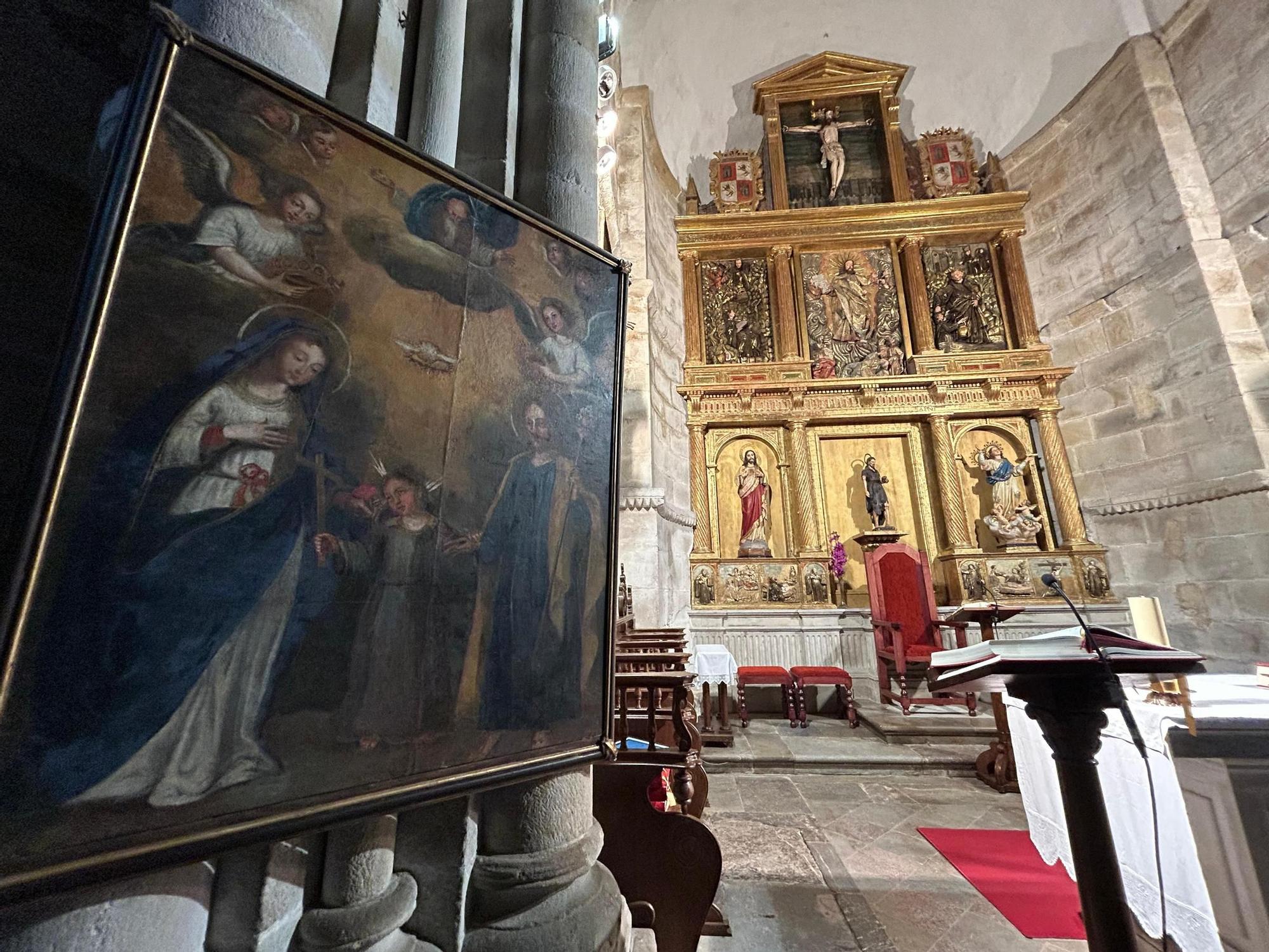 EN FOTOS: El monasterio de San Salvador de Cornellana acoge una nueva jornada de visitas guiadas