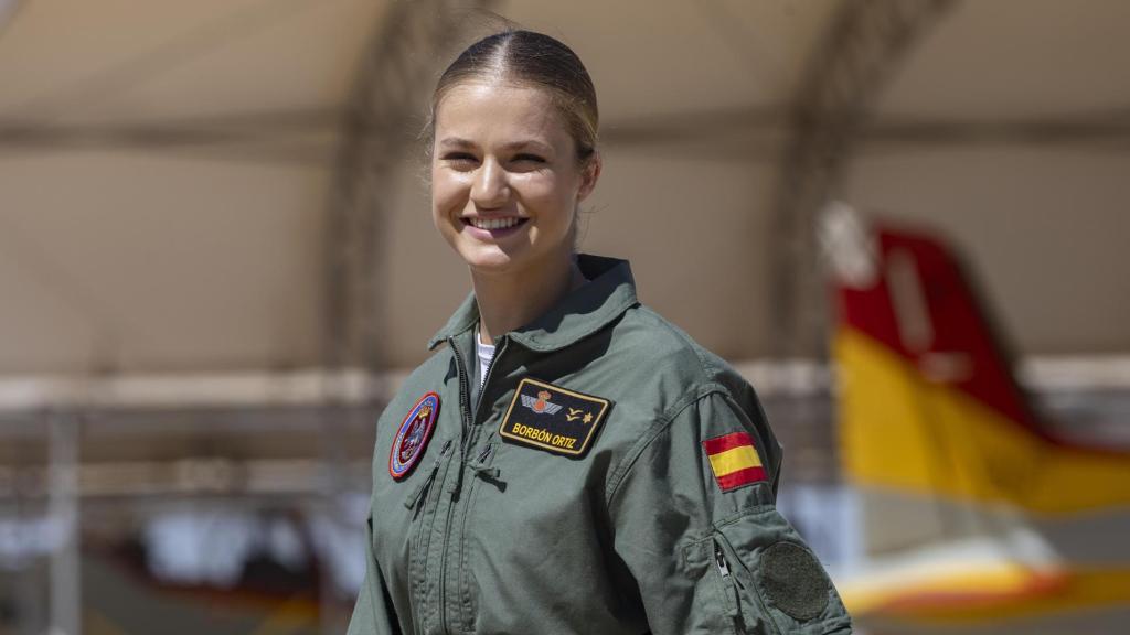 La Princesa Leonor, este lunes en la AGA.