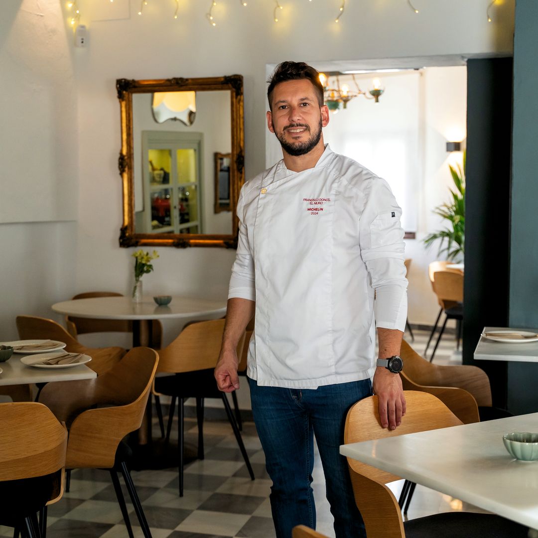 El chef del restaurante El Muro, Paco Doncel, Vejer de la Frontera, Cádiz
