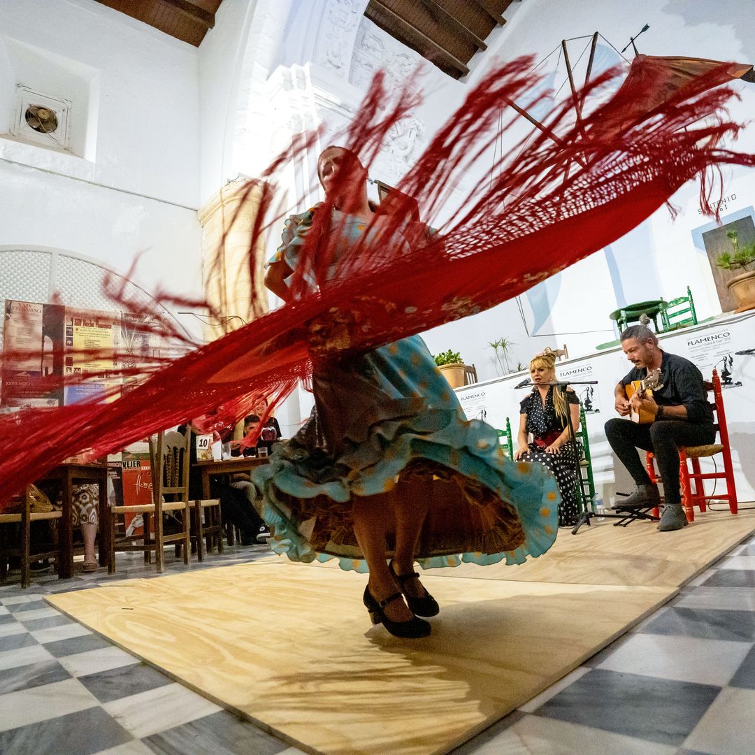 Espectáculo en la Peña Flamenca Aguilar, Vejer de la Frontera, Cádiz