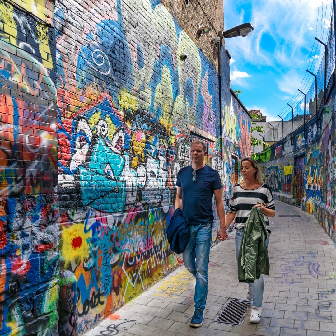 Graffiti callejero, Gante, Bélgica