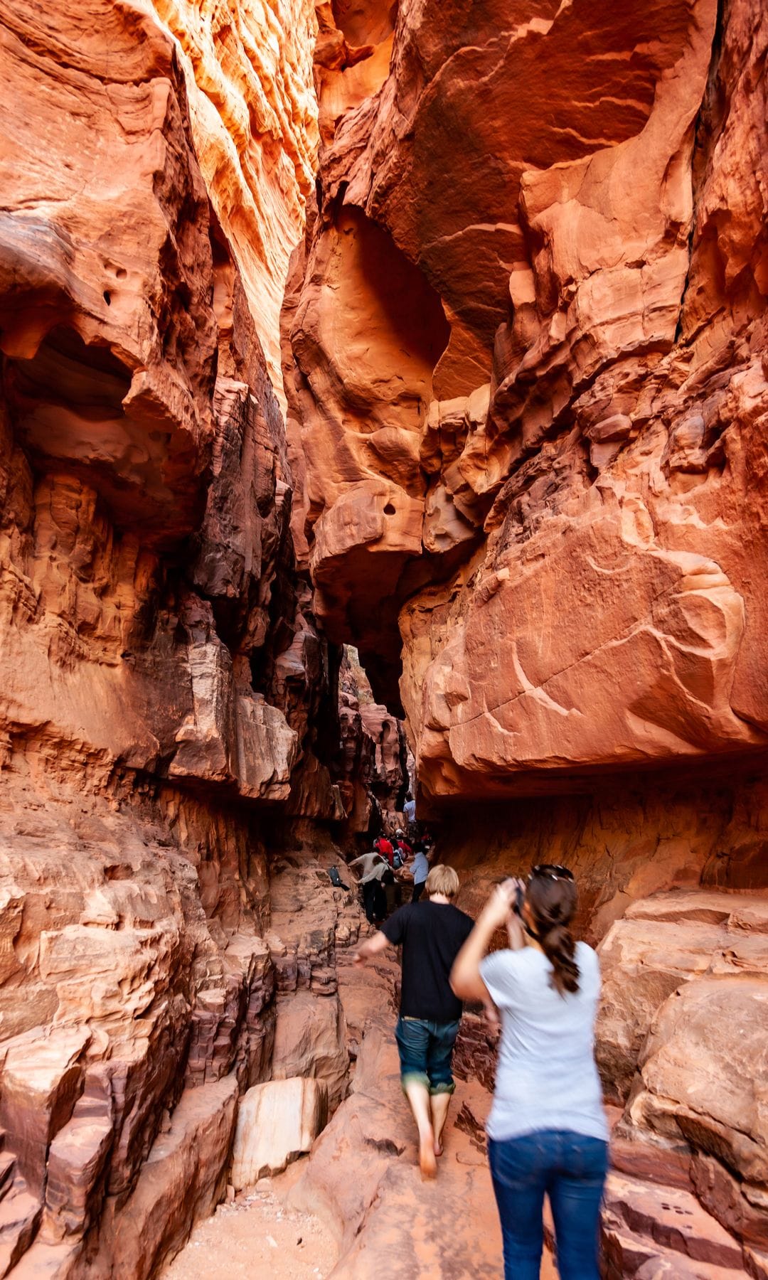 Cañón Khazali, desierto de Wadi Rum, Jordania