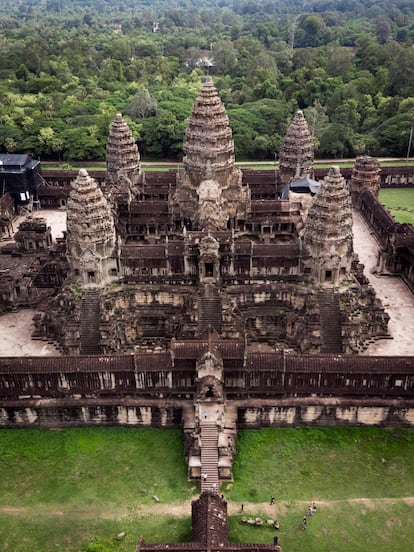 El templo Angkor Wat en Camboya.