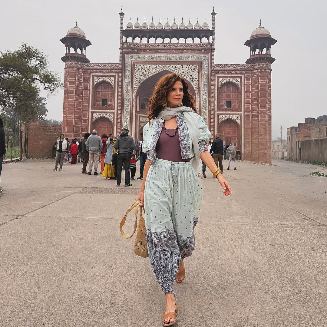 Juana Acosta en Agra, India