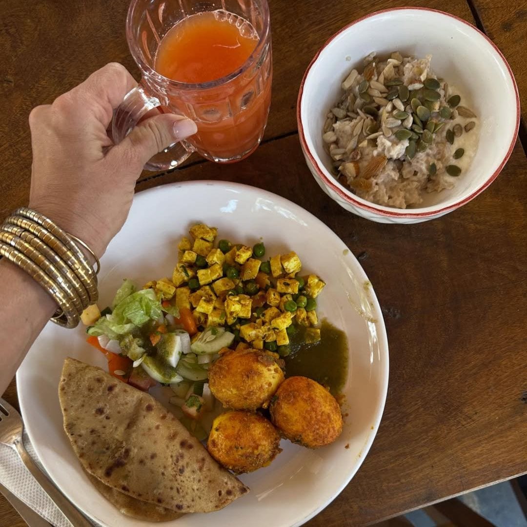 La comida de Juana Acosta en la India