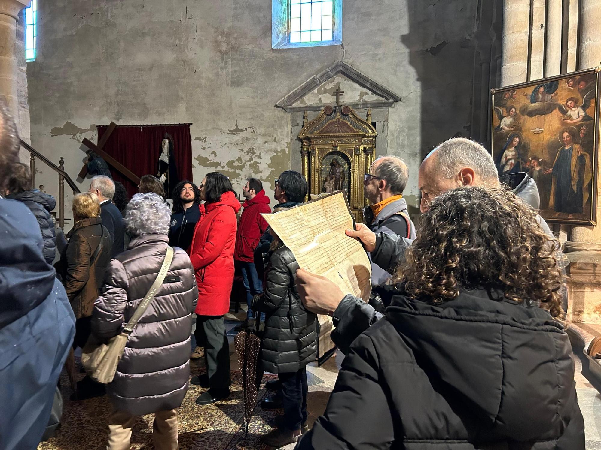 EN FOTOS: El monasterio de San Salvador de Cornellana acoge una nueva jornada de visitas guiadas