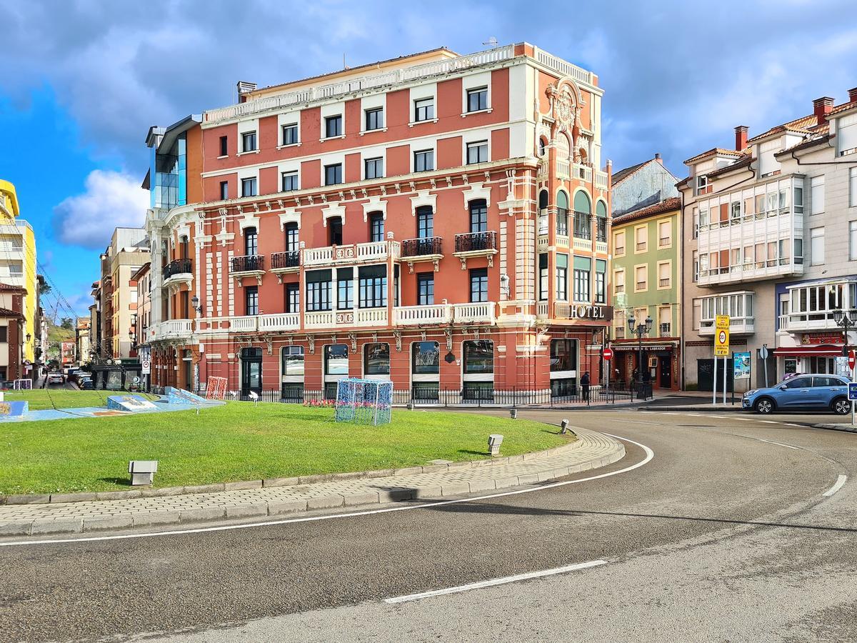 El hotel Marina, en Ribadesella.