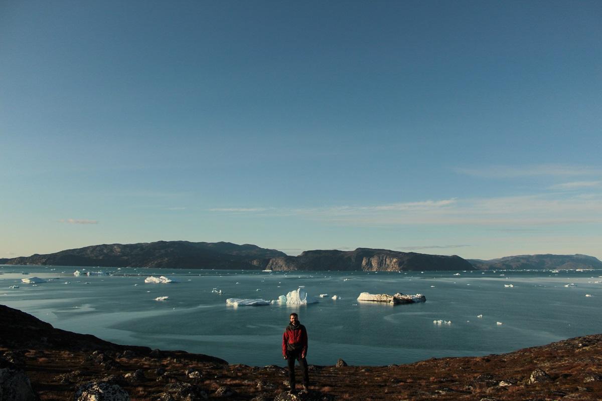 Los alrededores de la localidad de Qoornoq, durante un deshielo.