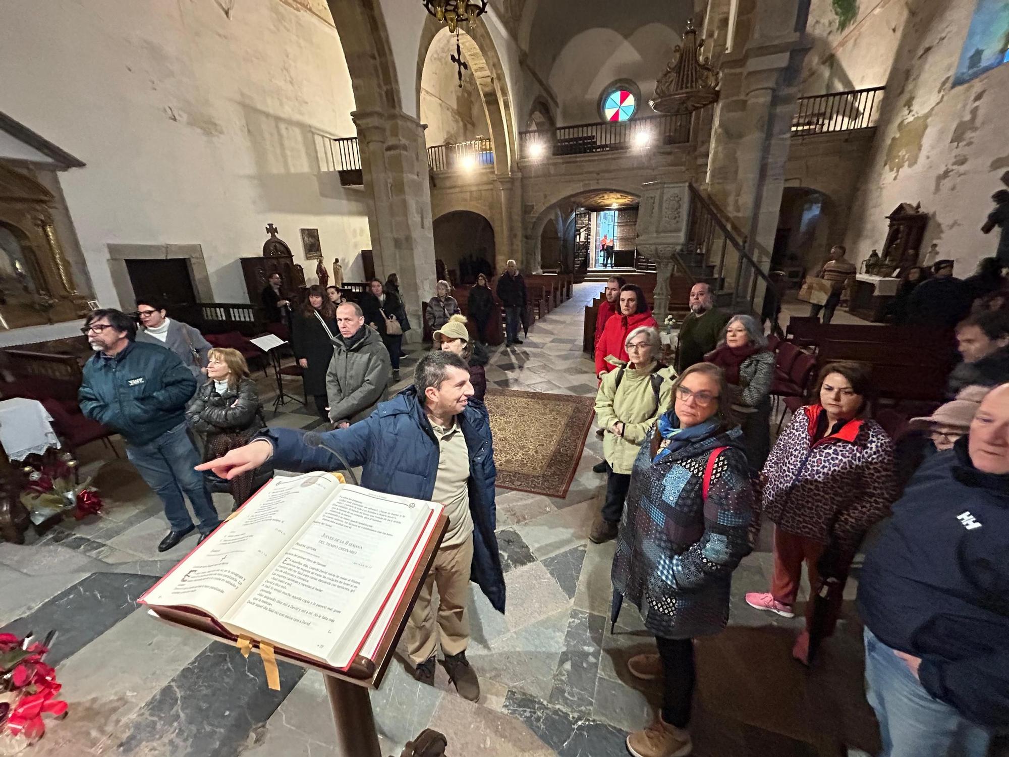 EN FOTOS: El monasterio de San Salvador de Cornellana acoge una nueva jornada de visitas guiadas