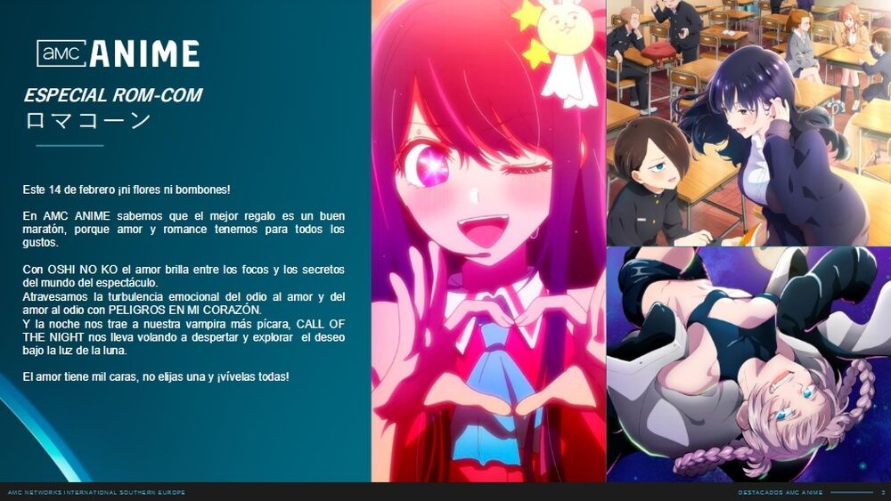 Especial del día de San Valentín del anime AMC