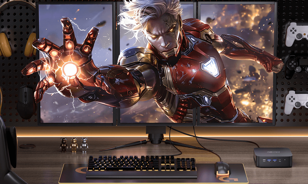 AceMagic K1 conecta tres pantallas