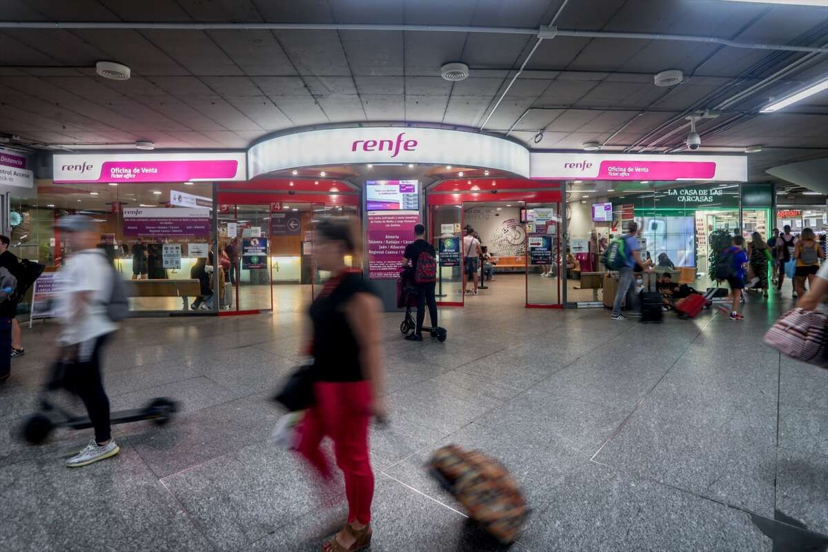 Una oficina de Renfe. Foto: Ricardo Rubio / Europa Press (ARCHIVO)