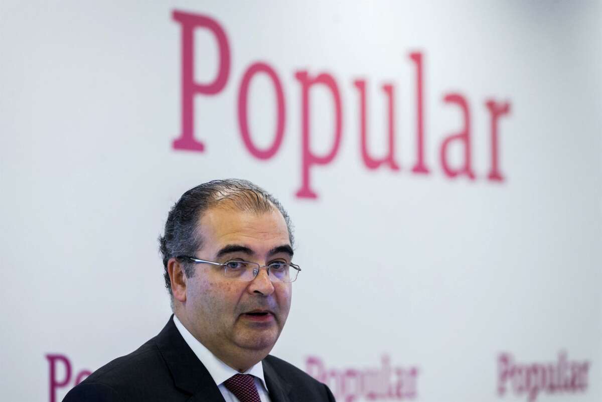 Ángel Ron, expresidente del Banco Popular. EFE