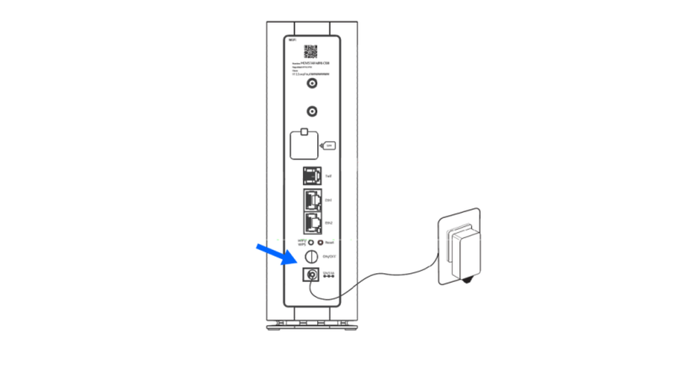 MitraStar IGW-1121GX2X2-Mv3 atrás