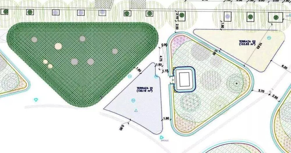 Mapa del café Cervantes