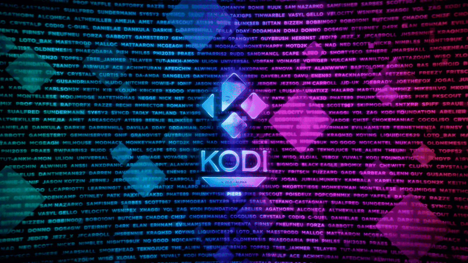 Imágenes oficiales de Kodi 22 Alpha 2
