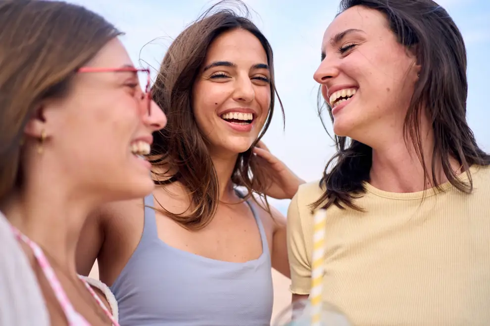 La felicidad de los amigos.
