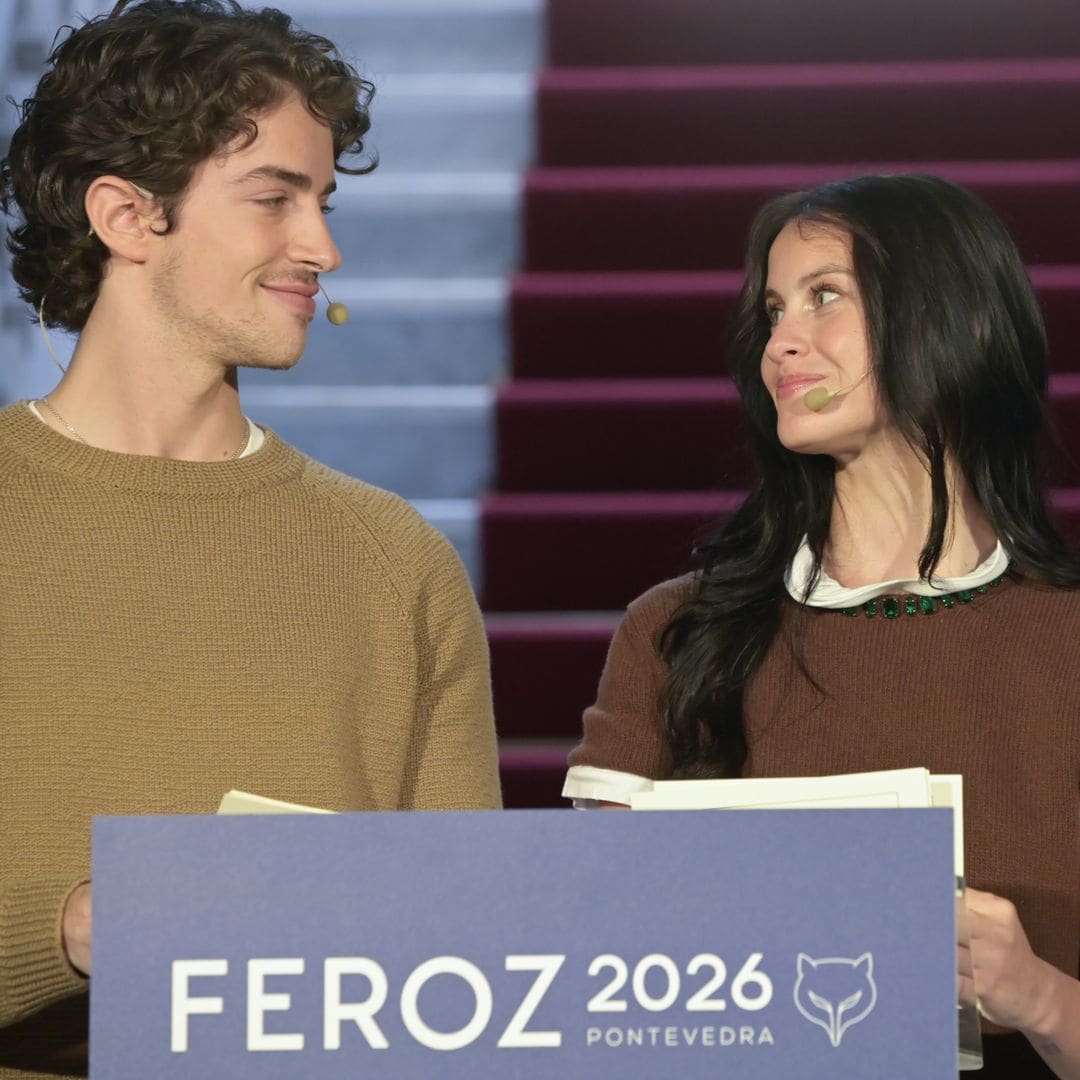 La actriz Milena Smit y el actor Élite Manu Ríos fueron los encargados de anunciar las nominaciones a los Premios Feroz 2026 de Pontevedra