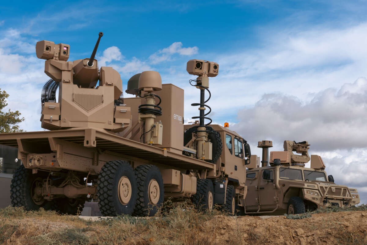 Uno de los tanques de batalla de Escribano.