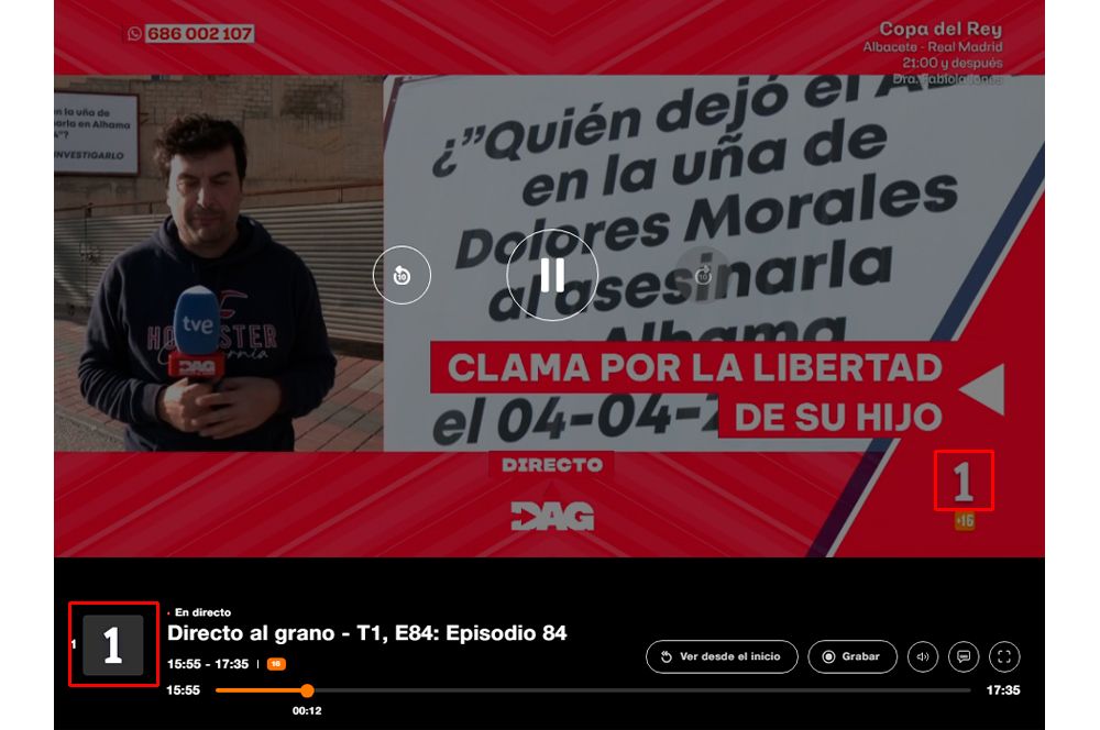 Orange TV emite La 1