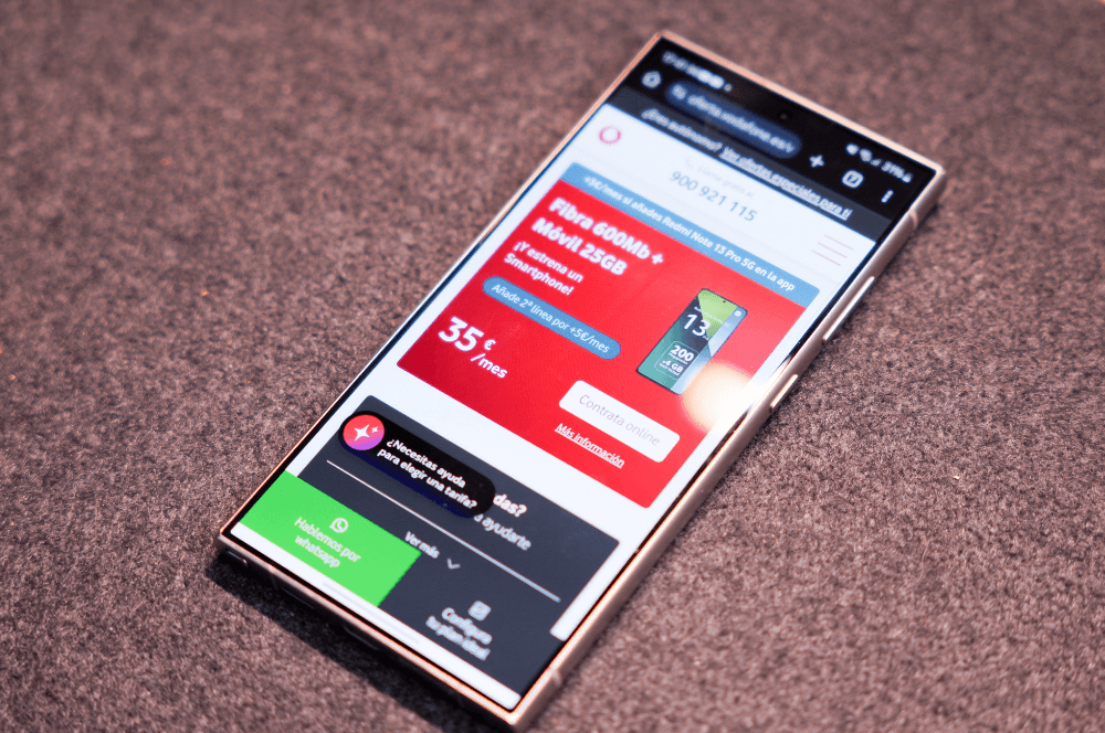 Planes de fibra móvil Vodafone