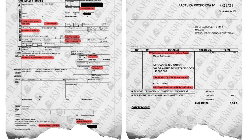 Documentos de envío