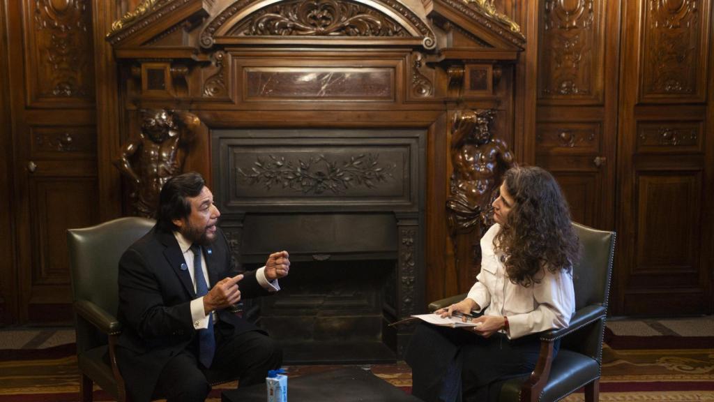 Félix Ulloa durante su entrevista con EL ESPAÑOL.