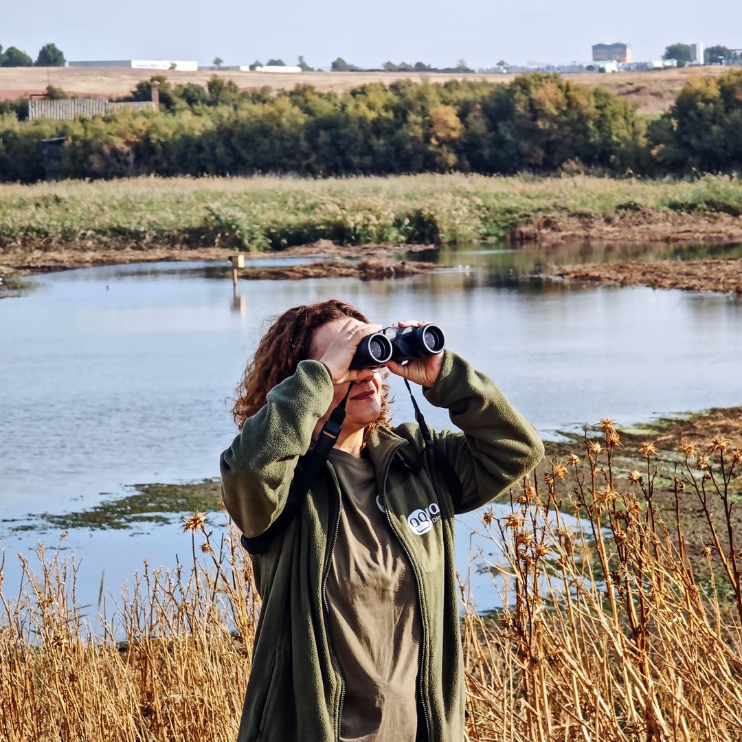 Vicky García Navarro en la Laguna de Eguilla, Alcázar de San Juan, Ciudad Real