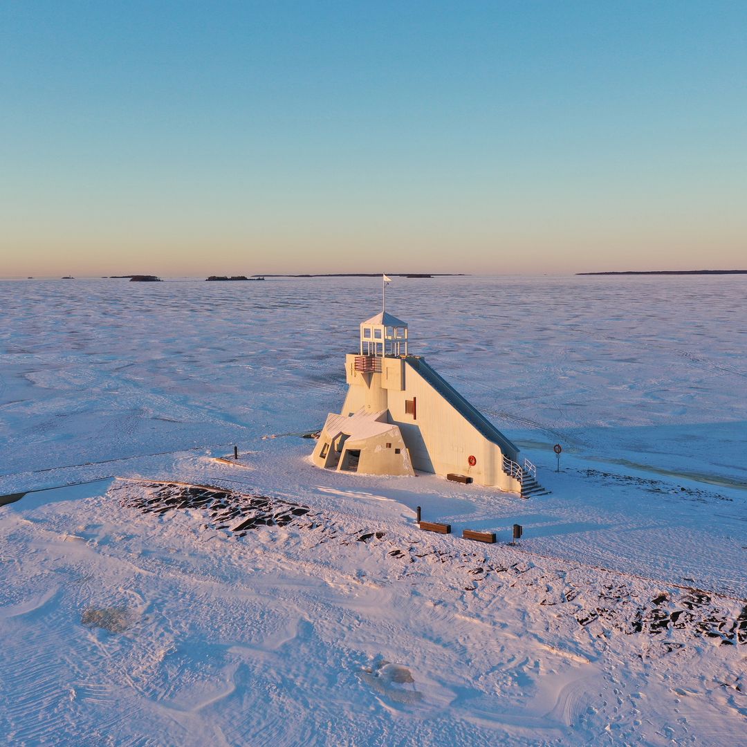 Faro de Nallikari, Oulu, Finlandia