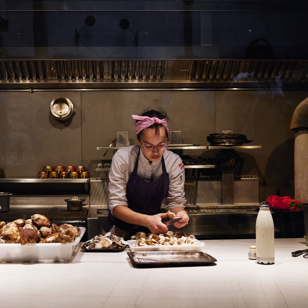 Cuisine du restaurant Nublo, avec une étoile Michelin et deux soleils Repsol