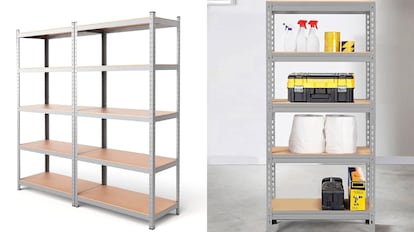 Estantes metálicos más vendidos en Amazon.