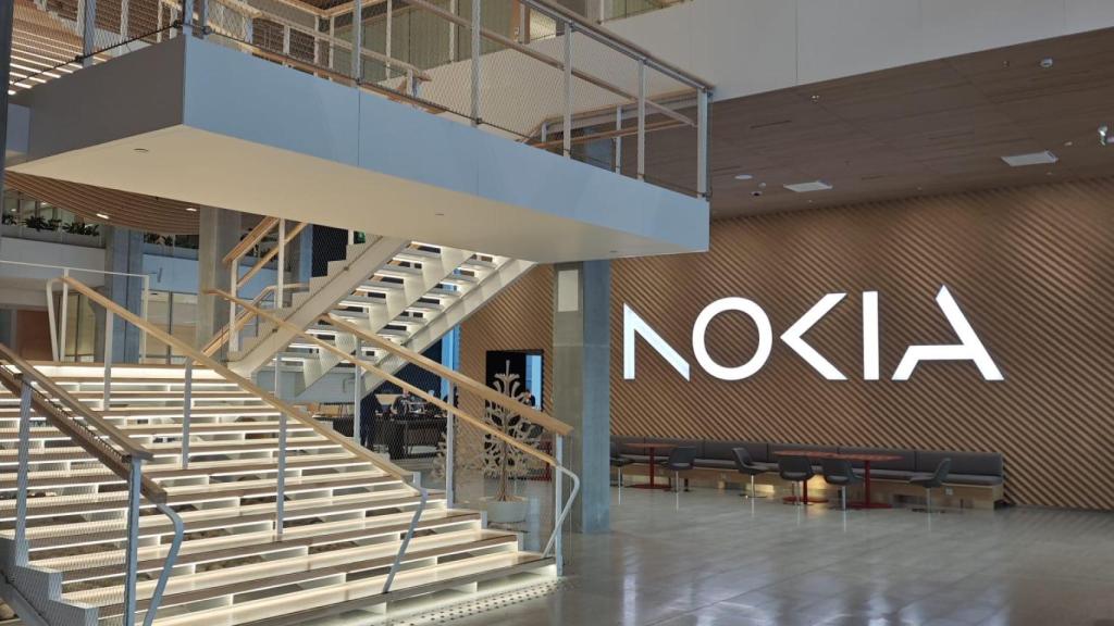 Interior del campus de Nokia en Oulu.