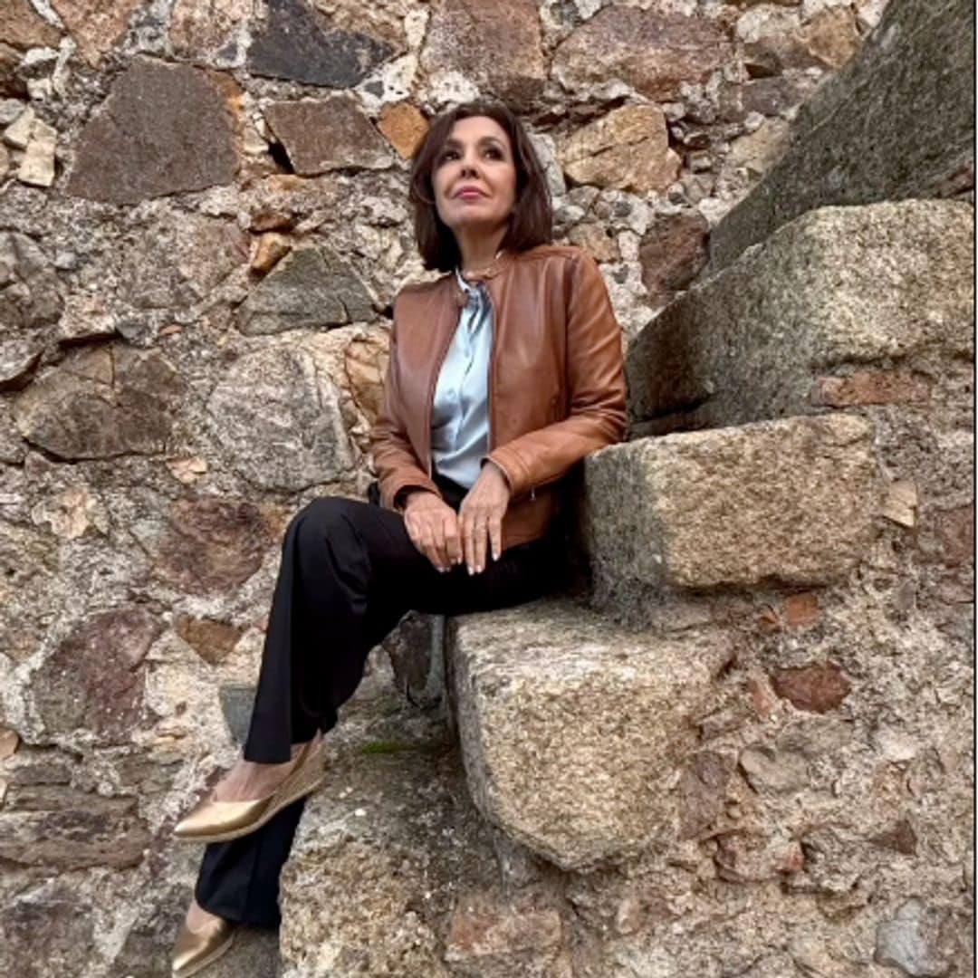 Isabel Gemio en el Castillo de Alburquerque, Badajoz