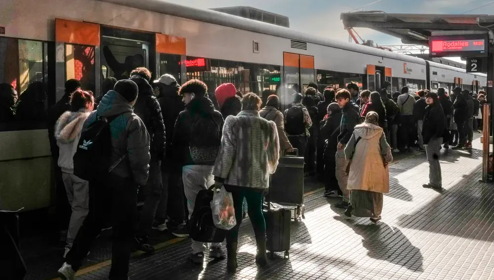 La huelga en el sector ferroviario agrava la precariedad del servicio de Rodalies