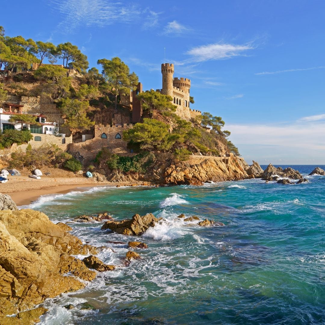 Paisaje de la Costa Brava en Lloret de Mar, Girona