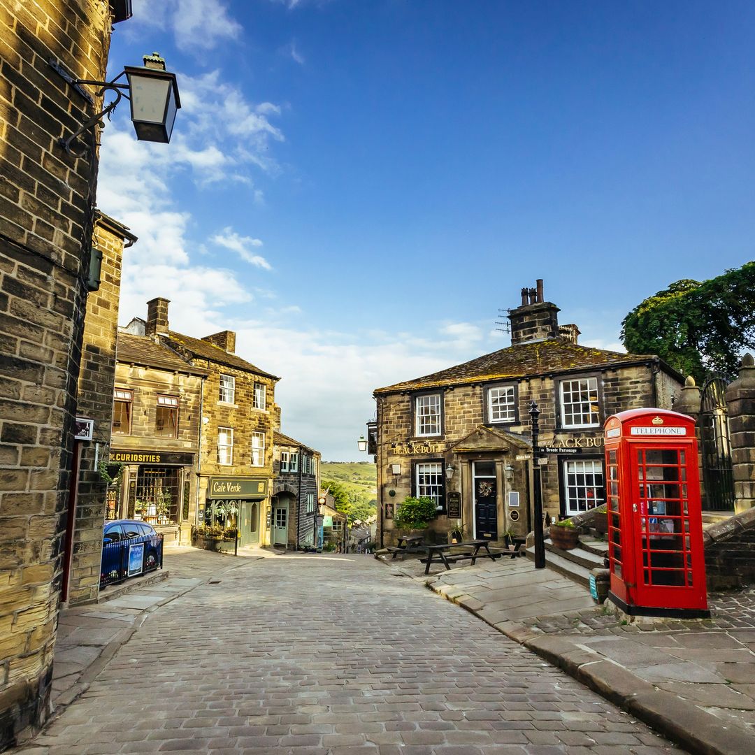 Calles del pueblo de Haworth, Yorkshire