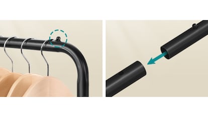 Este perchero es perfecto para organizar tu guardarropa.