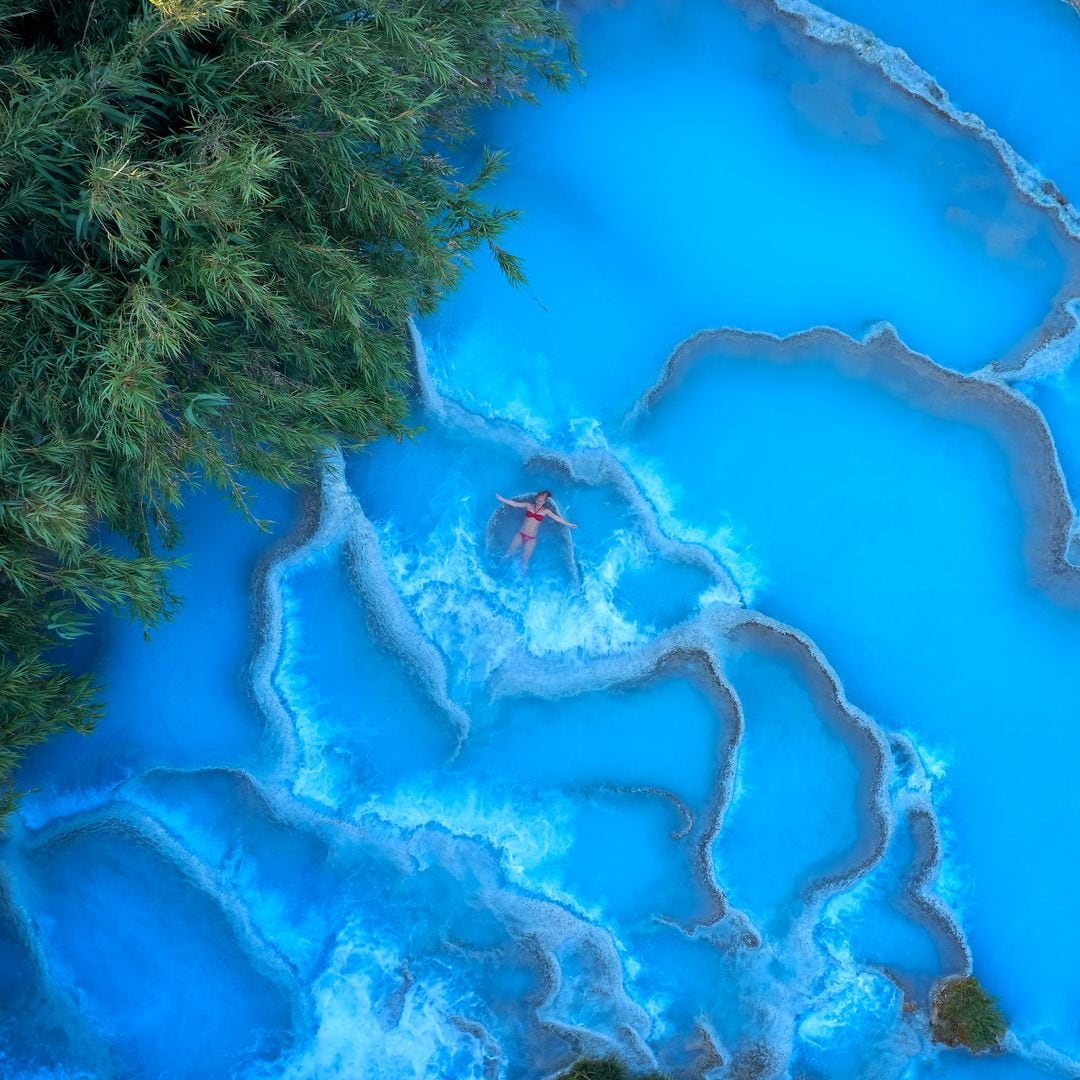 Baños Saturia en la Toscana italiana