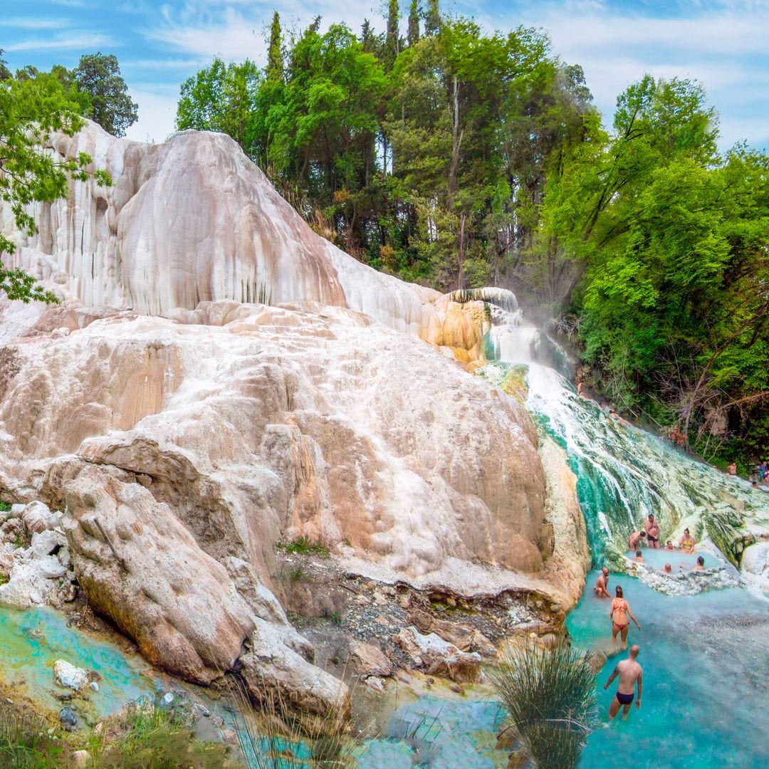 Bagni San Filippo en al d'Orcia, Toscana