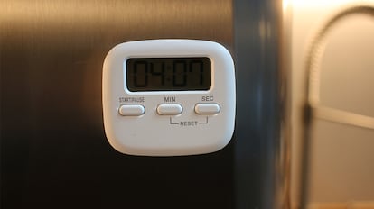 Temporizadores para la cocina en una cocina.