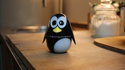 Temporizadores para la cocina en una cocina.