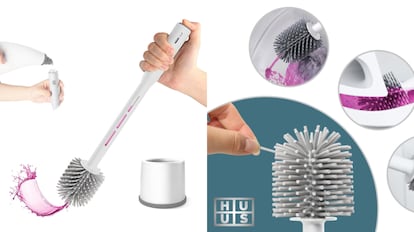 cepillo de dientes de silicona con dispensador