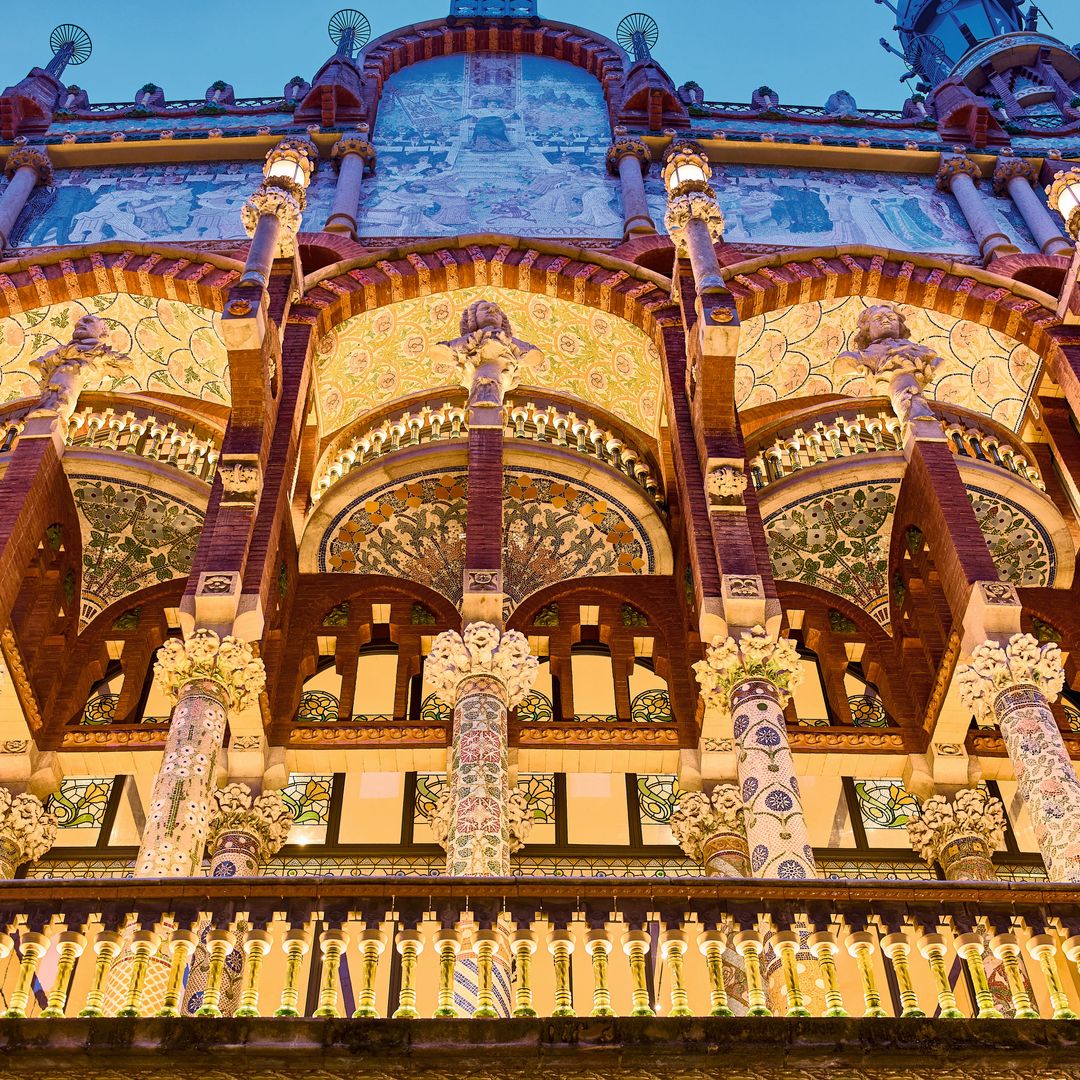 Fachada del Palau de la Música Catalana