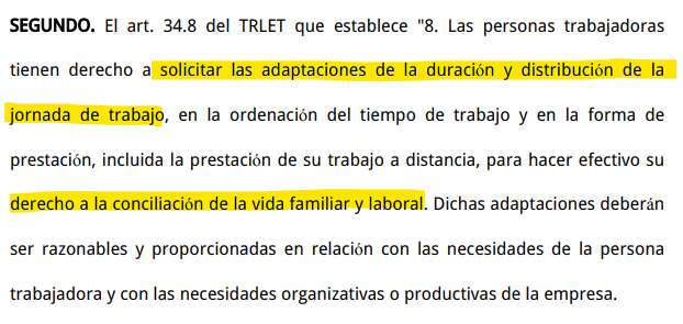 sentencia de correos