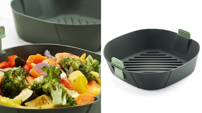 cesta de freidora de silicona