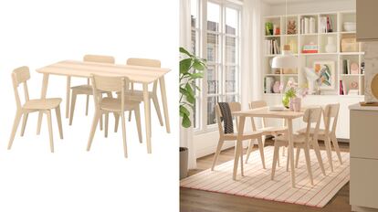 Actualiza el comedor con estas mesas y sillas de Ikea.