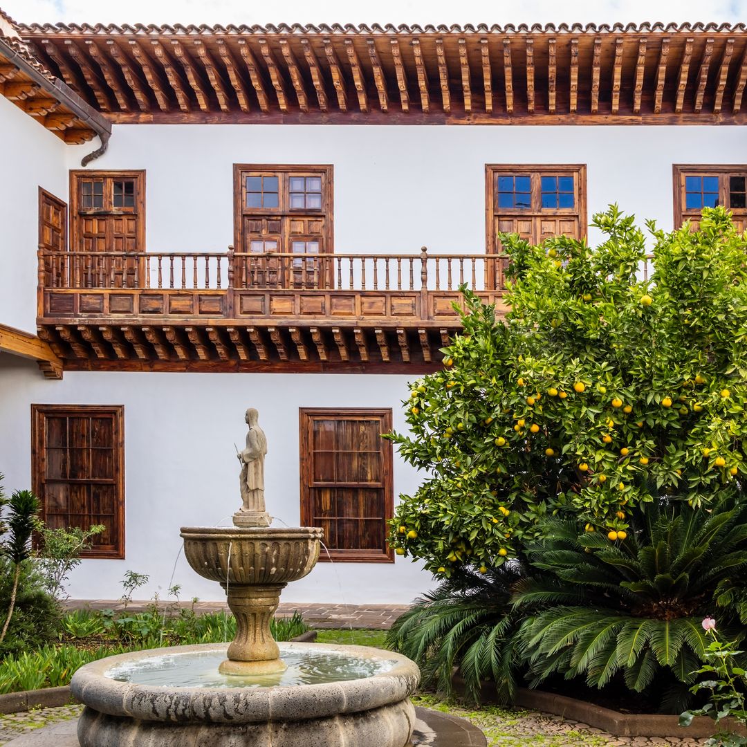 Patio de un palacio en La Laguna, Tenerife